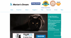 Desktop Screenshot of mariansdream.org